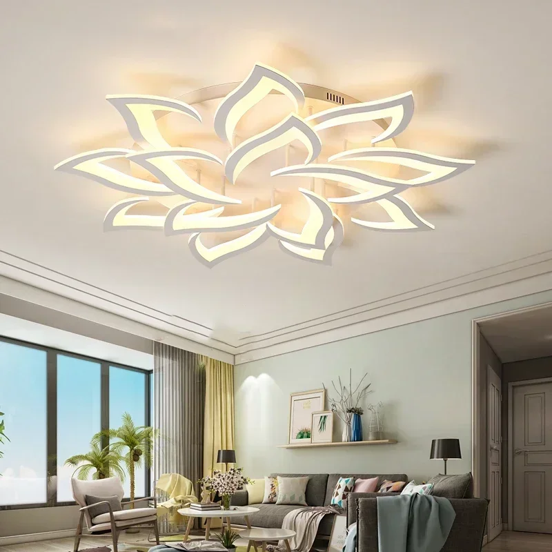Tasarımcı LED Petal avize otur - Interior Design Living Room And Kitchen incelemesi ve fiyatı